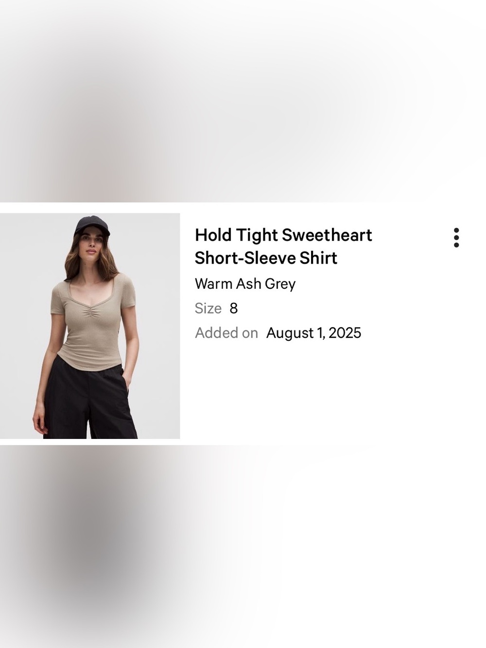 Lululemon Shirt - Size 8 - Picture 1 of 3